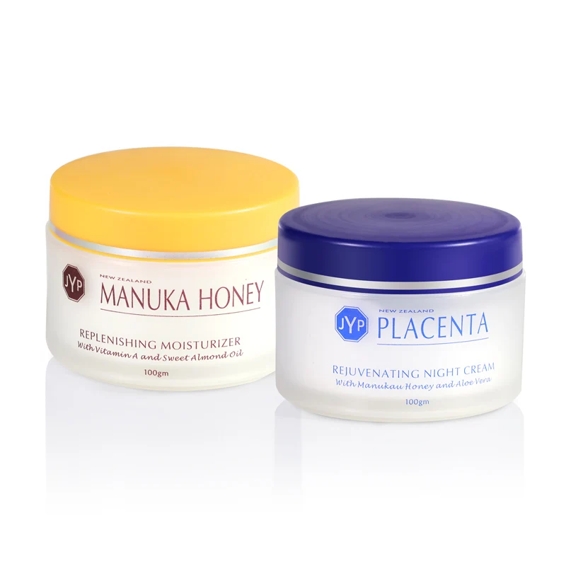 JYP NewZealand Manuka Honey + Омолаживающая Овечья плацента дневной и ночной крем для лица