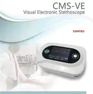 Wholesale NEW CE Approved Visual Electronic Stethoscope EG SPO2 PR Probe CMS-VE