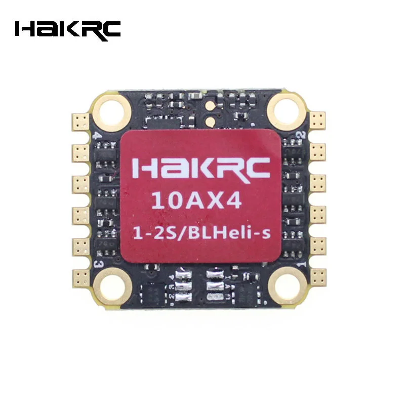 

HAKRC HK10AX4 BLHeli_S 10A 1-2S 4 in 1 Dshot600 ESC for RC FPV Racing Drone Models Multicopter Frame Motor Part Accessories