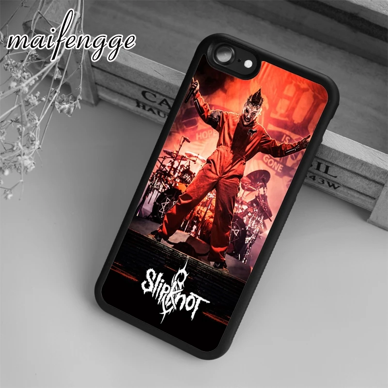 Maifengge Corey Тэйлор скользящий узел металлический ремешок чехол для iPhone 5 6 7 8 plus 11 12 Pro