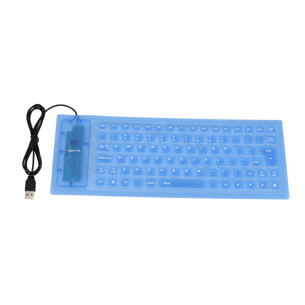 High Quality Portable Wired USB Mini Flexible Silicone PC Keyboard Foldable for Laptop Notebook | Компьютеры и офис
