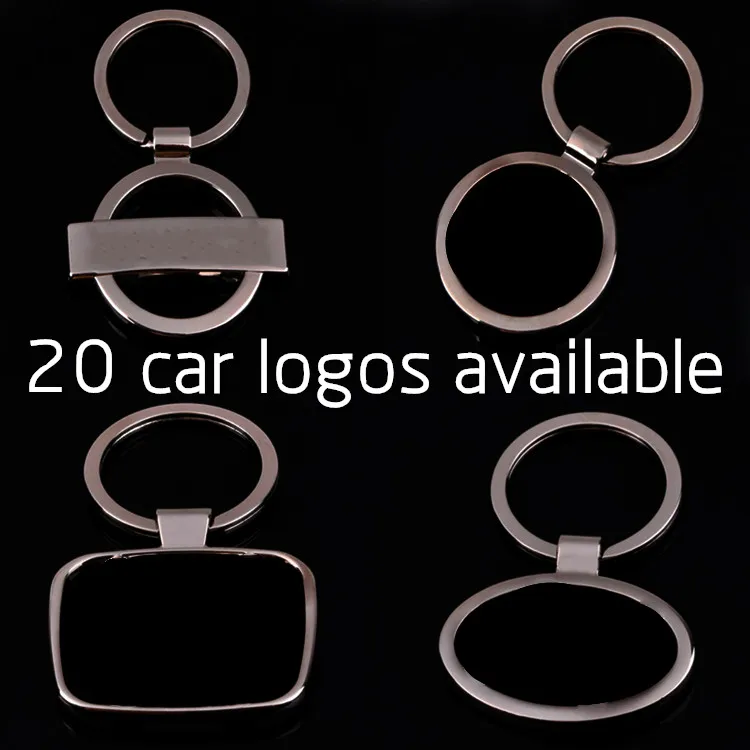 Металлический автомобильный брелок с логотипом для AUDI BENZ Эмблема Chevrolet Citroen Ford Buick
