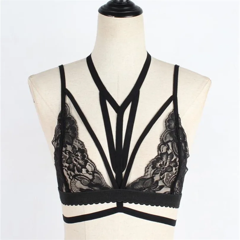 Wireless Bras for Women Lingerie Lace Sexy Bralette Push Up Bra Plus Size Backless Bras Underwear Encaje Mujer 40MAY2701