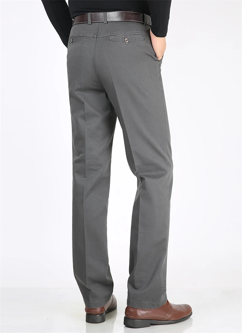 2017 новые мужские повседневные брюки Homme Брендовые брюки хлопковые прямые брюки 7 цветов хаки мужские брюки деловые длинные брюки HLX43