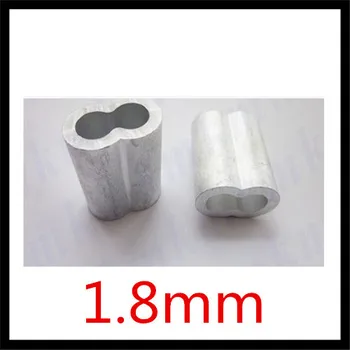 

1000 pieces 1.8mm Aluminum Ferrules wire rope aluminum ferrules sleeve