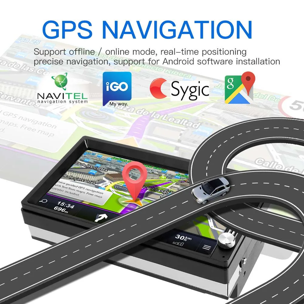 Car Radio Android 8.1 Autoradio 2din MP5 GPS Stereo Receiver 2 Din Car Stereo Audio Radio Para Coche MirrorLink Wifi Rear Camera