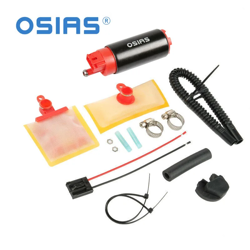 New Custom Electric Intank Fuel Pump w// Strainer+Clamps For Nissan Toyota E8335