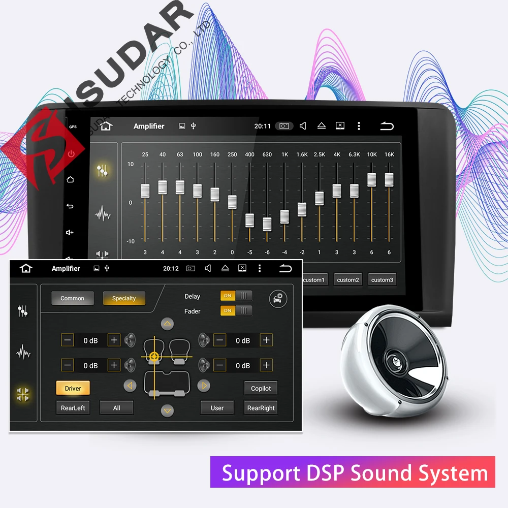 Cheap Isudar Car Multimedia Player GPS Two Din Android 8.1 Automotivo For Mercedes/Benz/GL ML CLASS W164 ML350 ML450 ML500 GL320 Radio 2