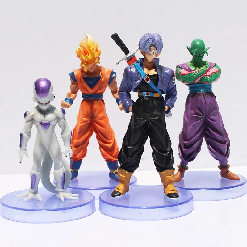 Dragon ball z figures 3th Goku figure chidren toy Christmas gift 4pcs set Free Shipping