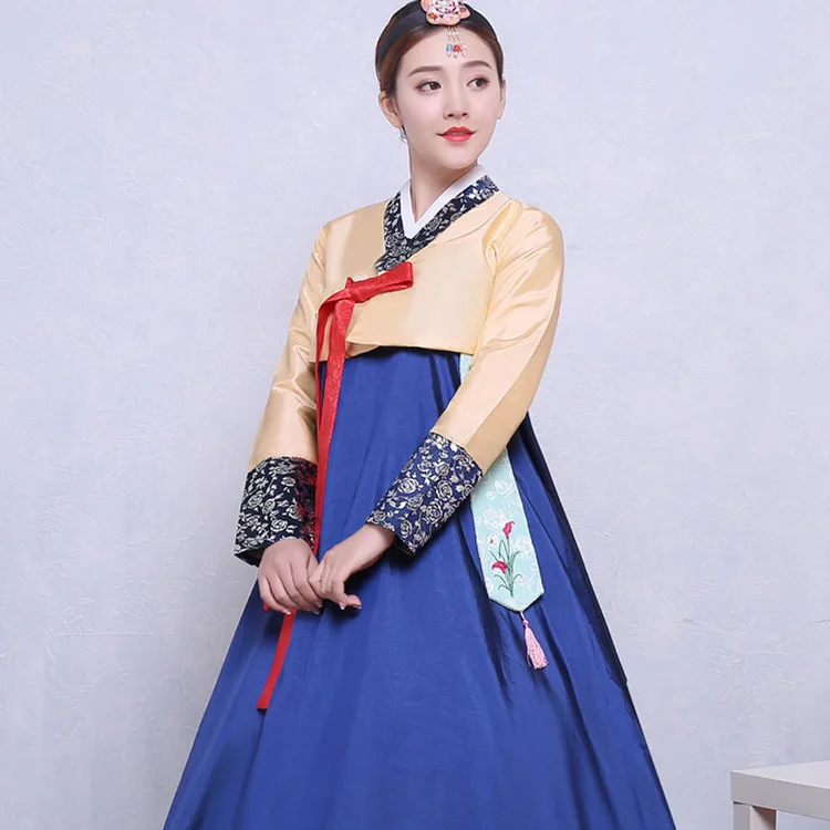 10 видов цветов красный корейский традиционный наряд ханбок корейский национальный костюм розовый Азии одежда корейские костюмы принцессы