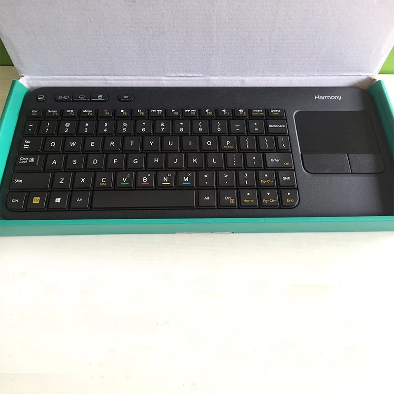 

Free Shipping!Logitech harmony K400R USB Wireless Touch Keyboard Keypad K400 Pro Plus Muti-media Win8