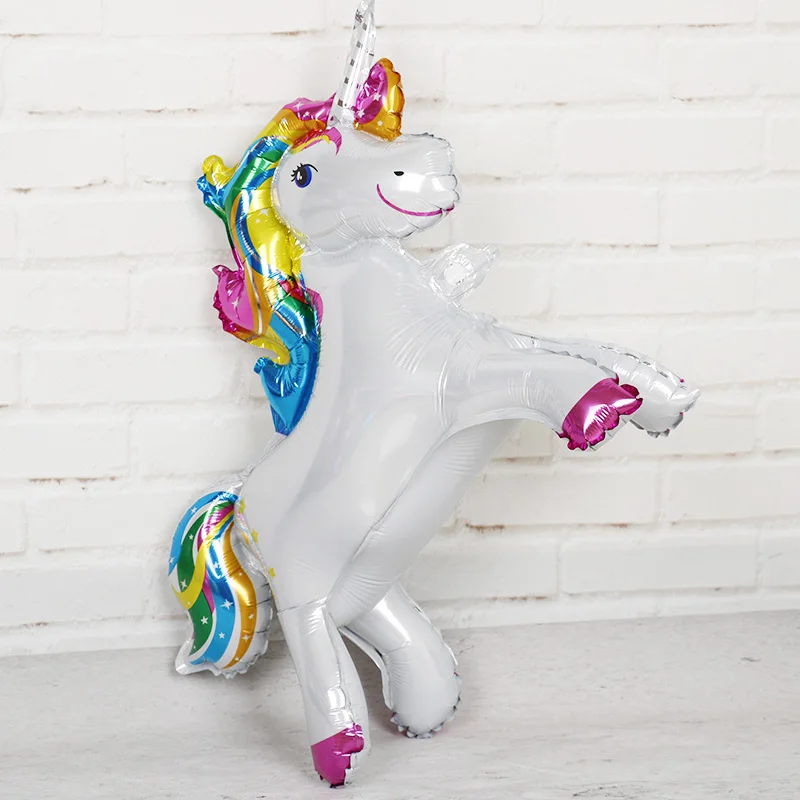 

Unicorn Party Foil Balloons 5pcs 3D Unicornio Globos Baby Shower Boy Girl Happy Birthday Party Decorations Kids Inflatable Balon