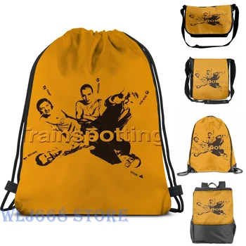 

Funny graphic print shoulder Bags women Trainspotting Single shoulder backpack travel for men Gym Bag