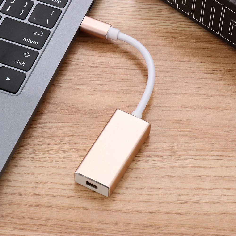Адаптер для Macbook Pro переходник с USB C на DisplayPort 20 см 3 1 Type DP поддержка 4K HD |