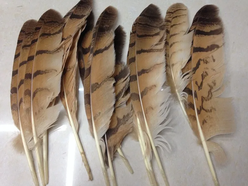 Pluma de águila natural de 34 37cm / 13 15 pulgadas, tocado indio,  accesorio de disfraz artesanal, venta al por mayor, 20 piezas|Pluma| -  AliExpress