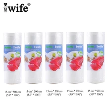Iwife 5 Rolls/Lot Vacuum Sealer Bags For Food Storage Kitchen Packing Bag For Sealing Machine 12 15 17 20 25 28*500cm Dropship 2 roll 17 500 cm vacuum bags for food storage portable handy vacuum packer food bags guaranteed 17 500cm for packing machine
