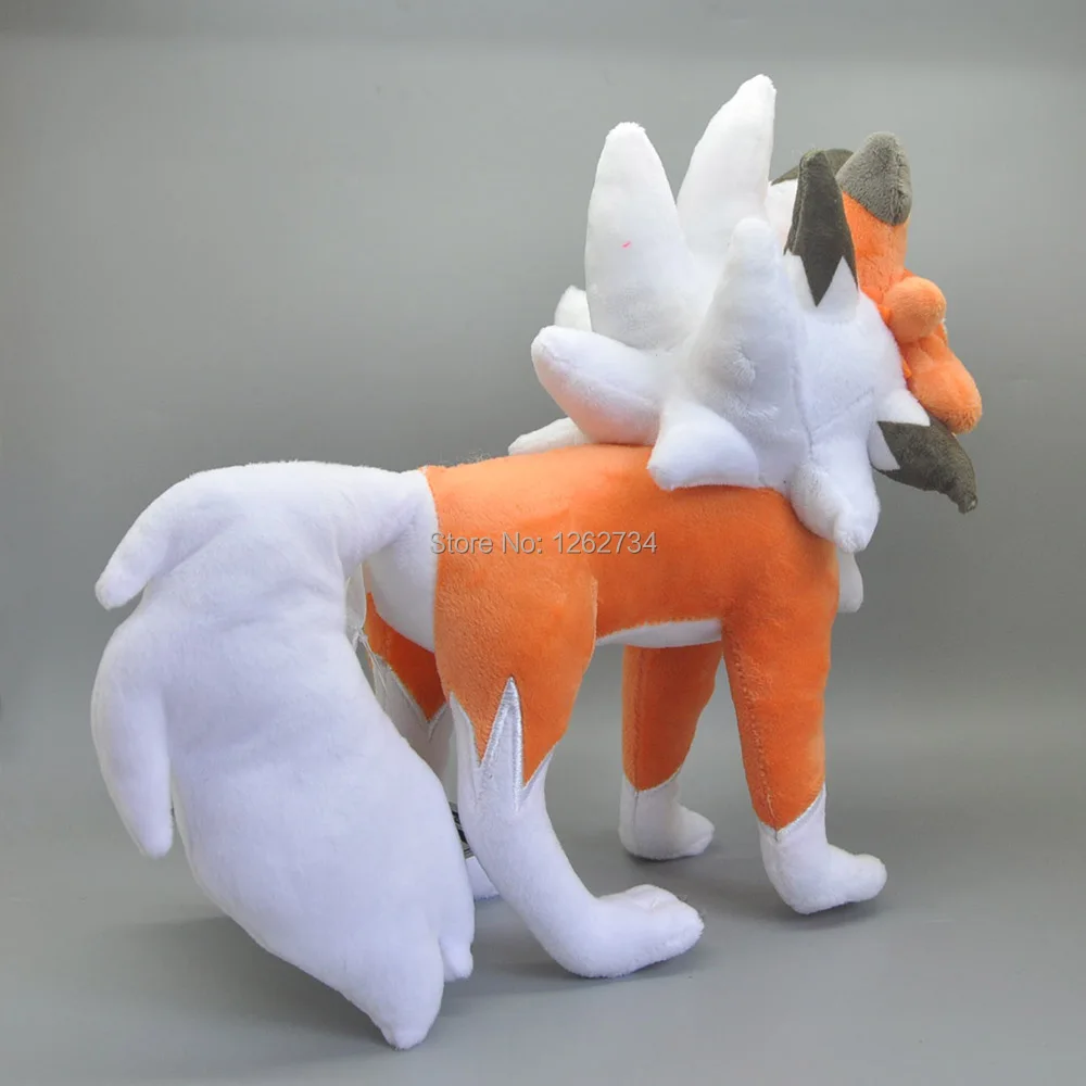 Lycanroc Dusk Form Rock-10inchT 12inch L-195g-34-D