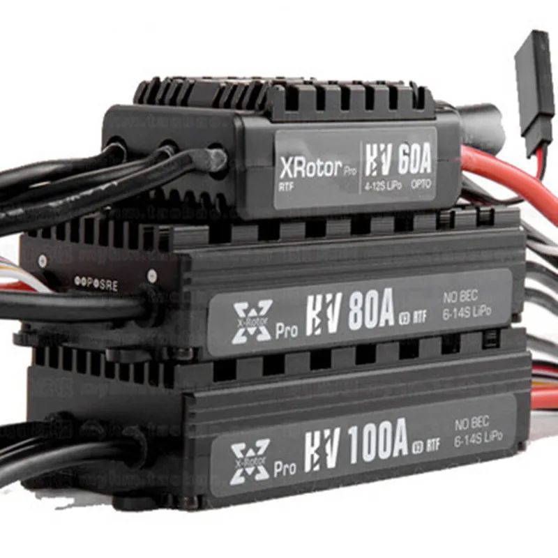 Оригинальный hobbywing xrotor Pro HV V3 80A 100A ESC для DIY сельскохозяйственных multirotor Drone версия