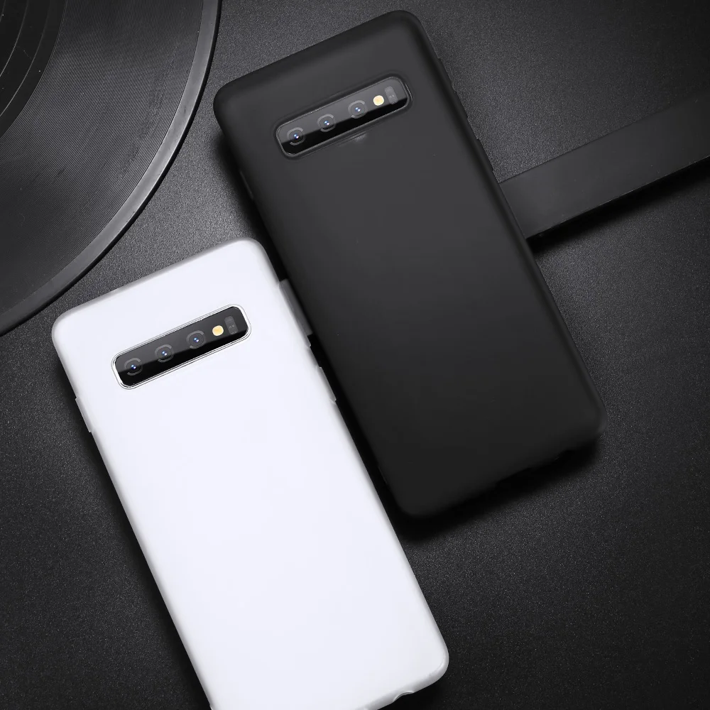 

KISSCASE Soft TPU Phone Case For Samsung Galaxy S8 Plus S8 S7 Edge S7 Smooth Silicon Case For Samsung S9 S10 Plus S10 Plain Capa