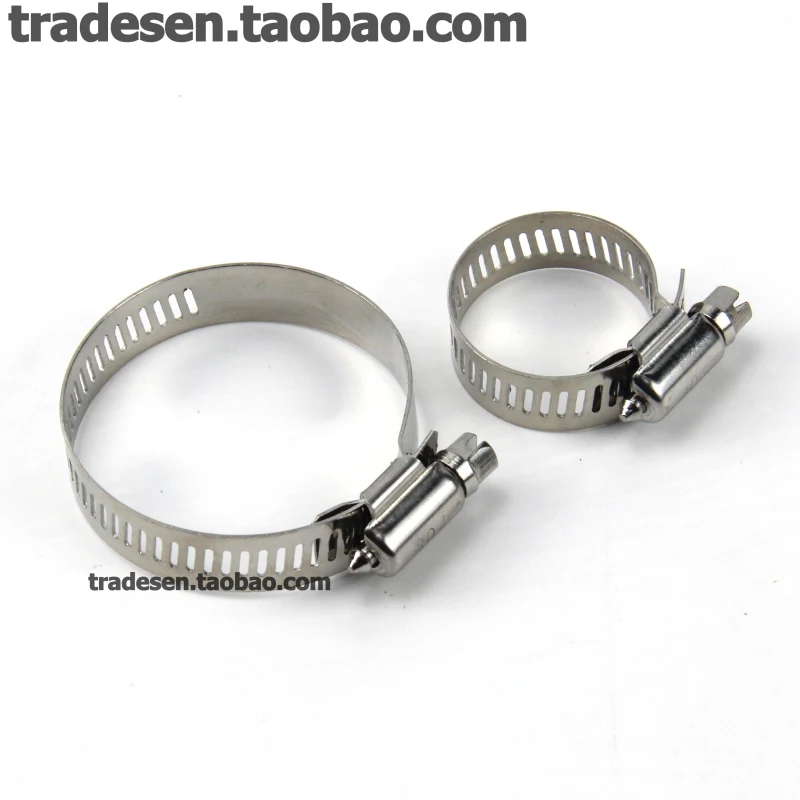 

Gifts, stainless steel pipe clamps Hoop clamps All stainless steel 304 metal buckle hose hose clamps Complete specifications