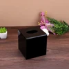 Modern Acrylic Paper Box Napkin Holder Prexiglass Tissue Dispenser TB005 4