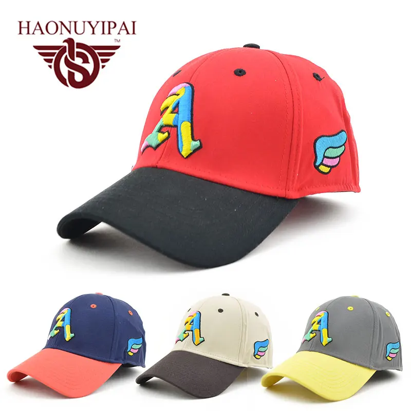 

Baseball Caps For Men And Women Cotton Embroidered Letter A Color Mosaic Hats Adult Casual Cap Adjuseable Hat  F10