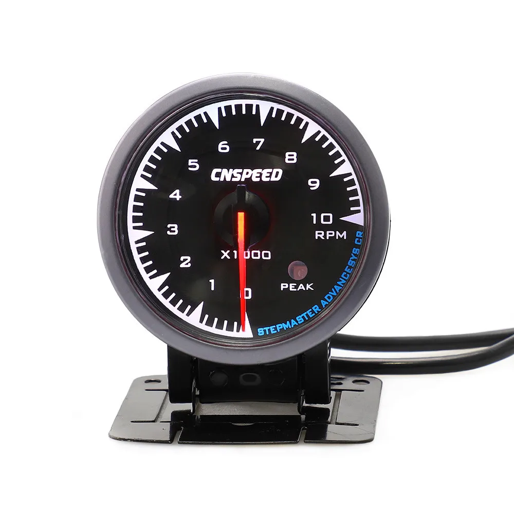 12V Car Tachometer 7 Colors LED Backlight 52mm Round Pointer Universal RPM Gauge