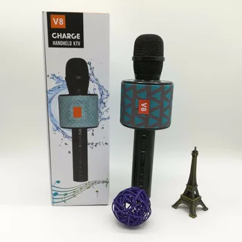 

V8 cloth microphone phone K song Bao artifact wireless Bluetooth audio KTV dedicated microphone