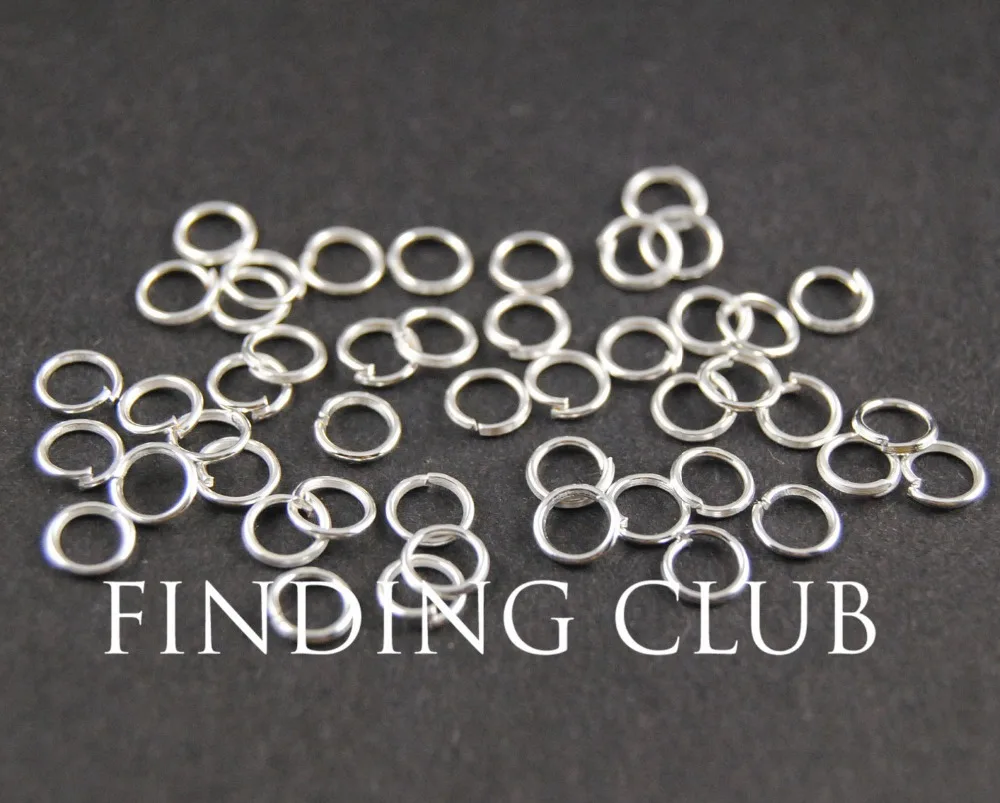 1000 pcs 4mm Silver Color plated Open Jumprings Jump ring DIY Metal Bracelet Necklace Jewelry Findings | Украшения и аксессуары