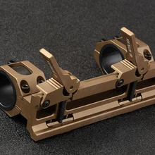 QD Авто быстроразъемное крепление для 20 мм Пикатинни винтовка квадратный стоп контактный прицел крепление 30 мм 25 мм кольца Тан M9182