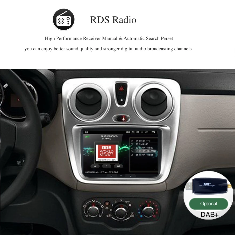 Sale Android 9.0 Car Multimedia for Renault Duster Dacia Sandero Duster Captur Lada Xray 2 Logan 2 Autoradio Radio WIFI BT RDS SWC 4G 10
