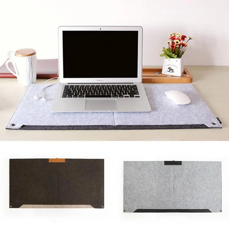 New Computer Desk Mat Modern Table Felt Office Desk Mat Mouse Pad Pen