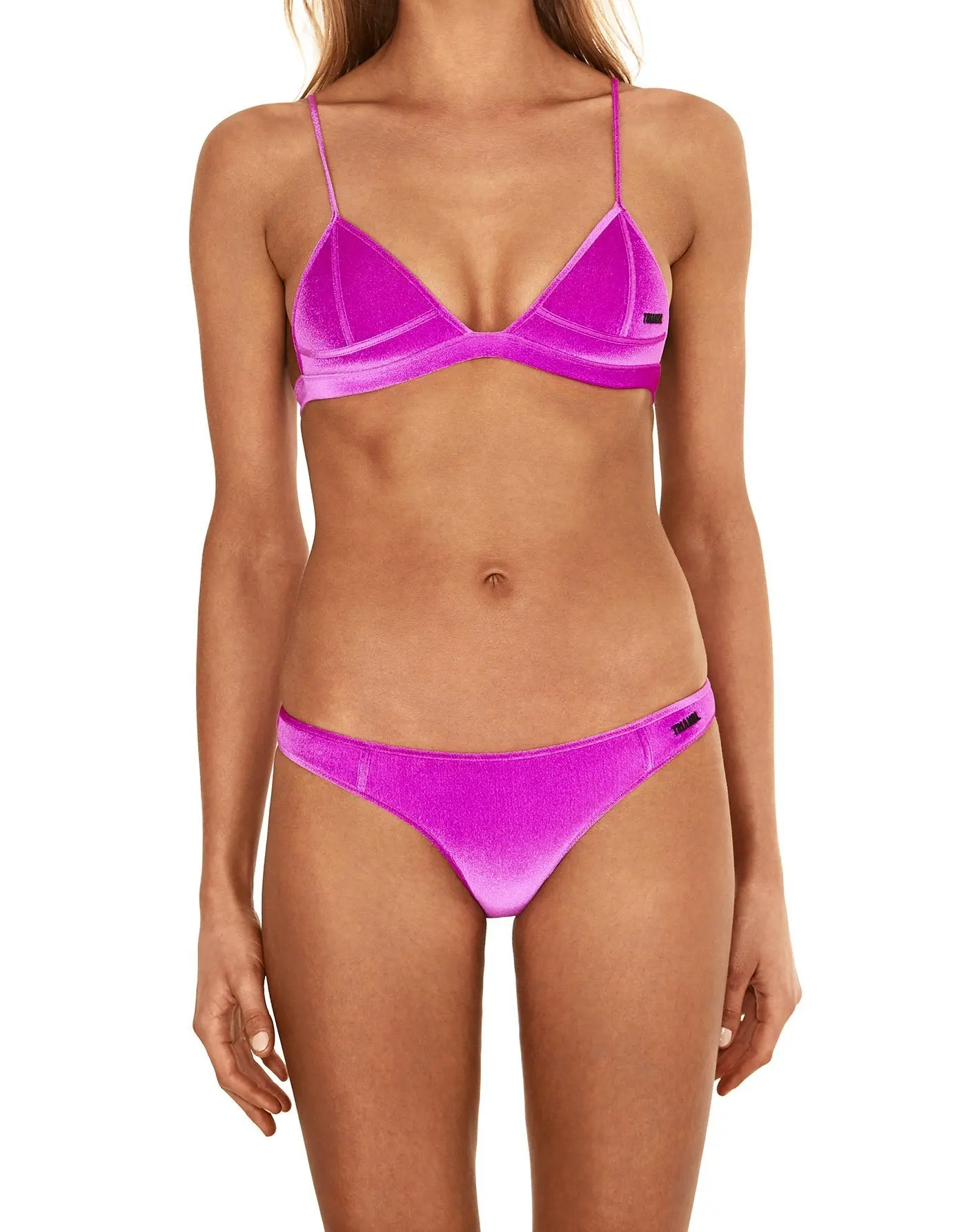 velvet triangl bikini