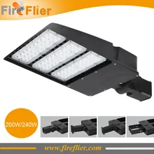 3 шт. 100 Вт наружная светодиодная уличная лампа 200 Вт парковка партия shoebox свет 300 Вт водонепроницаемая лампа омывающего света 150 Вт UL DLC ETL дорожное освещение 110 В