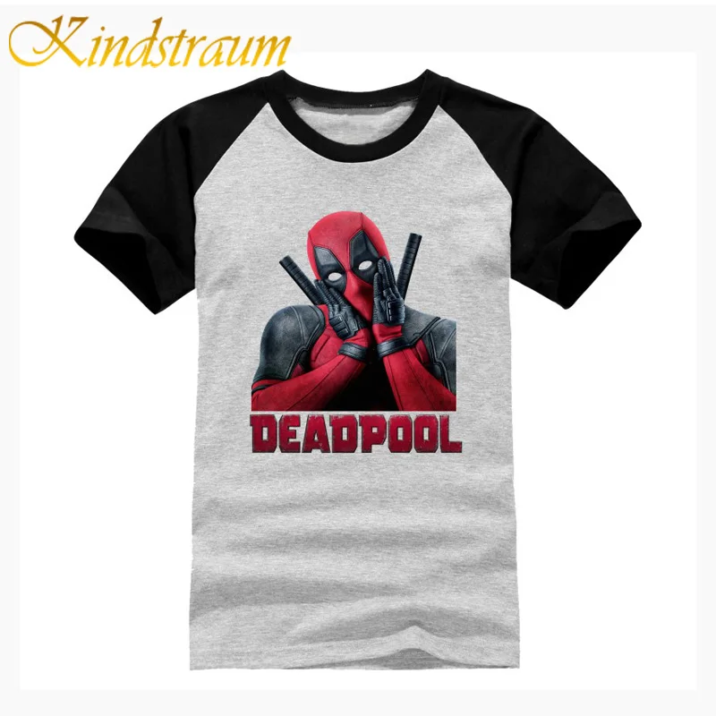 Kindstraum Deadpool Kids Summer T shirt for Boys Big Size Teenager ...