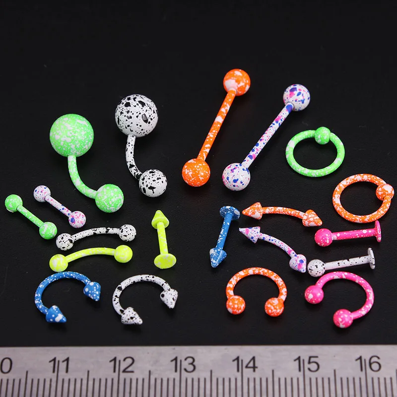 Wholesale Bulk 30pcs Lot Mixed Body Piercing Jewelry Stainless Steel