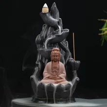 T Новая горелка для благовоний с изображением Будды и Гуаньинь, керамическая домашняя декорация, держатели для благовоний, Буддийские принадлежности, Декор для дома и сада