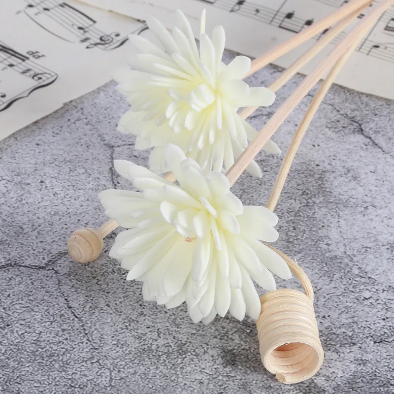 5pcs DIY Solid Color Artificial Flower Reed Diffuser Stick Handmade