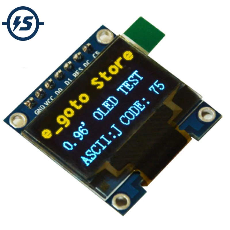 0.96 inch I2C IIC Serial 128X64 Yellow Blue OLED LCD LED Display Module SSD1306