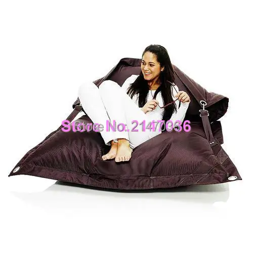 Водонепроницаемый коричневого цвета на открытом воздухе кресло-кровать с тонкими полосками