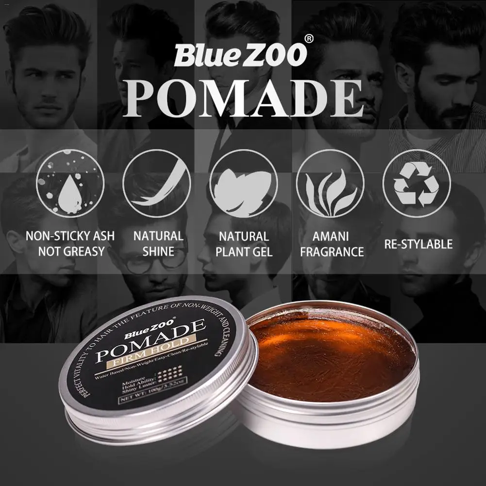 100g Pure natural ingredients styling wax moisturizing firming hair styling products men's 100g / can improve dry and rough