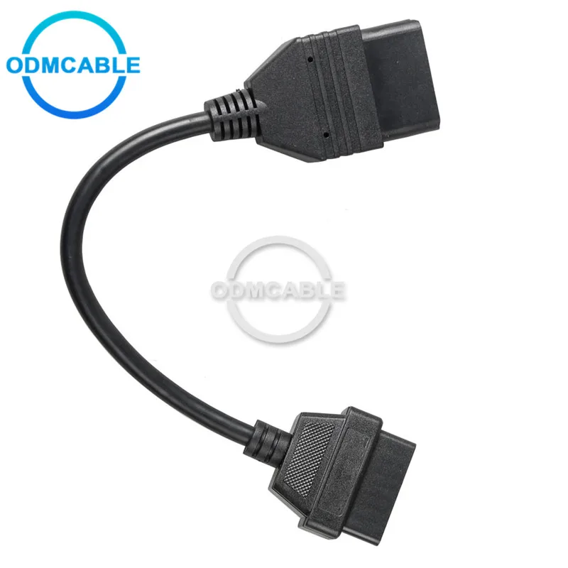 Диагностический кабель для toyota 17 Pin к 16 OBD OBDII адаптер кабель|toyota cable|cable forcable diagnostics