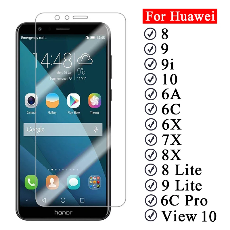 Protective-Glass-On-The-For-Huawei-Honor-7X-8X-6A-6X-6C-Pro-6-A-C