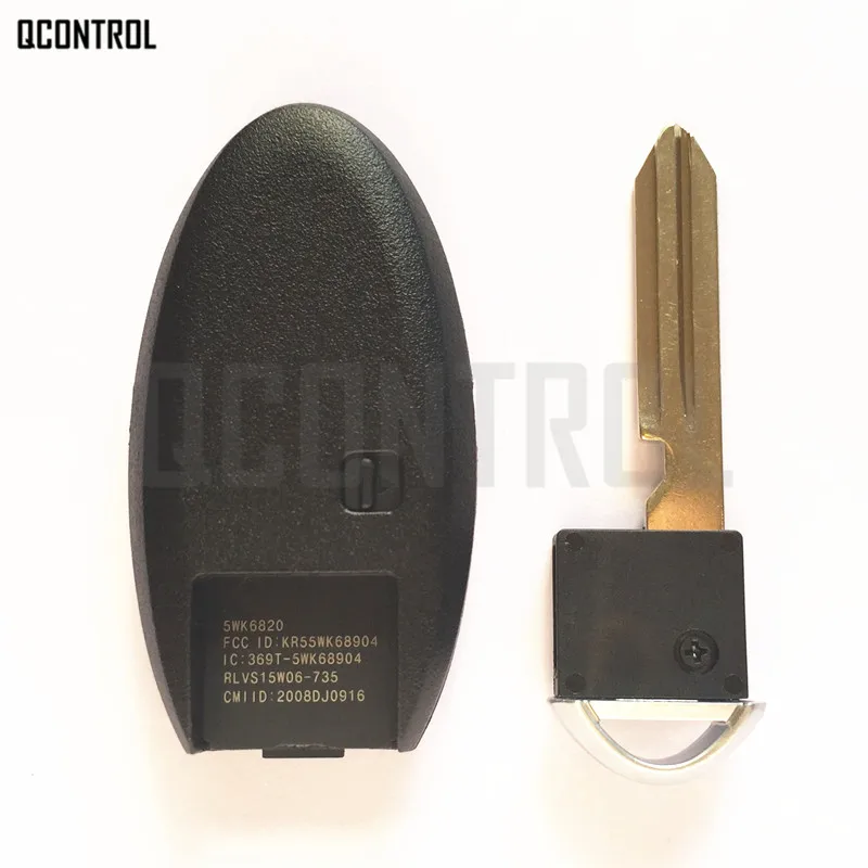 Qcontrol автомобилей Smart Remote Key для Nissan Teana Altima Максима для Infiniti G25 G35 G37 Q60 KR55WK48903 KR55WK68904 KR55WK49622