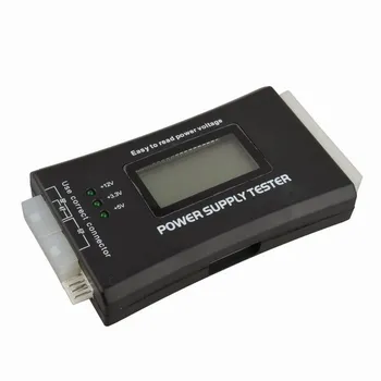 

ATX Digital LCD PC Power Supply Tester w/ Digital LCD Display 20/24 Pin 4 SATA HD HDD Meter