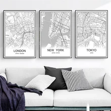 Исландская Рейкьявик картина маслом карта мира изображение с абстрактным принтом современный город плакат холст с покрытием бумага кафе декор гостиной