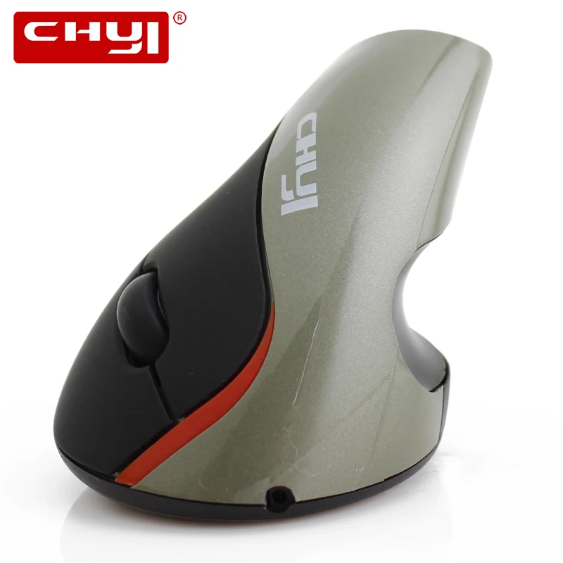 

CHYI 2.4G Wireless Vertical Mouse Rechargeable Ergonomic 1600DPI Optical Computer Mice USB 5D Gaming Mause For PC Gamer Laptop