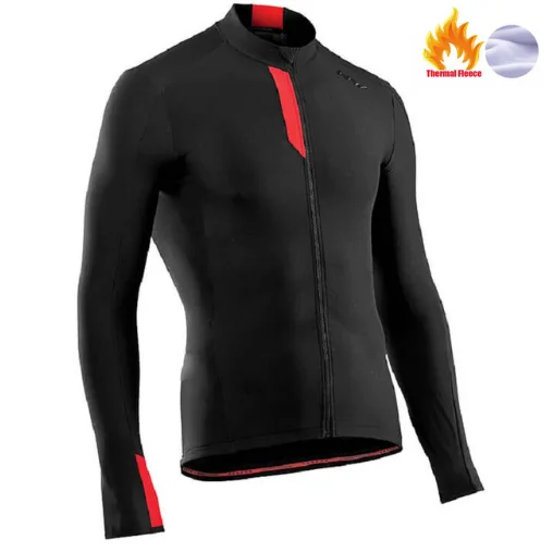 NW Pro team, мужские куртки для велоспорта, Зимняя Теплая Флисовая Джерси для велоспорта, теплая одежда для горного велосипеда, куртка northwave - Цвет: Style-3