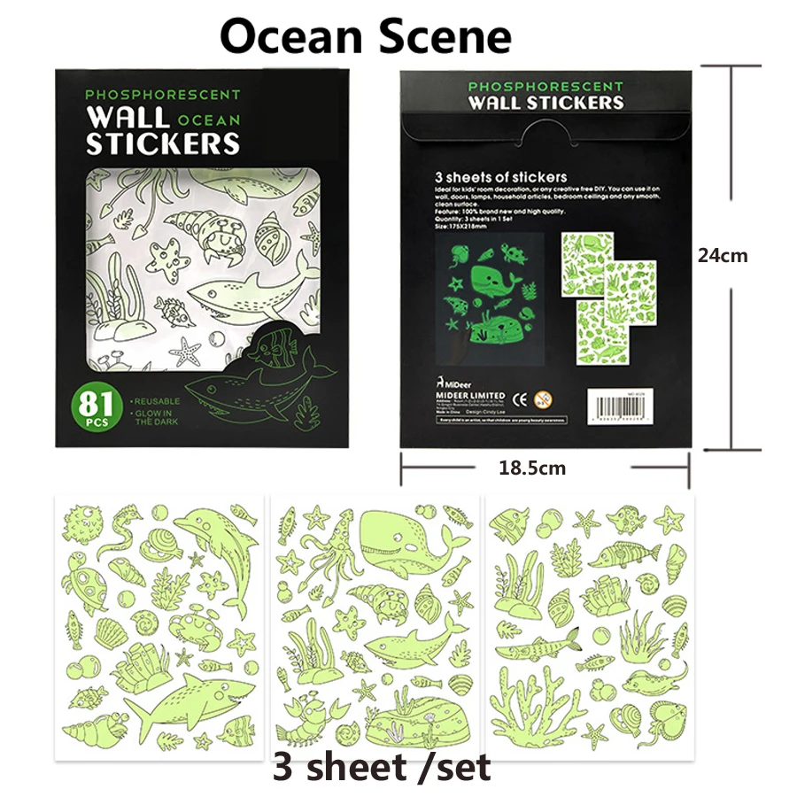 3D Luminous Stickers(4)