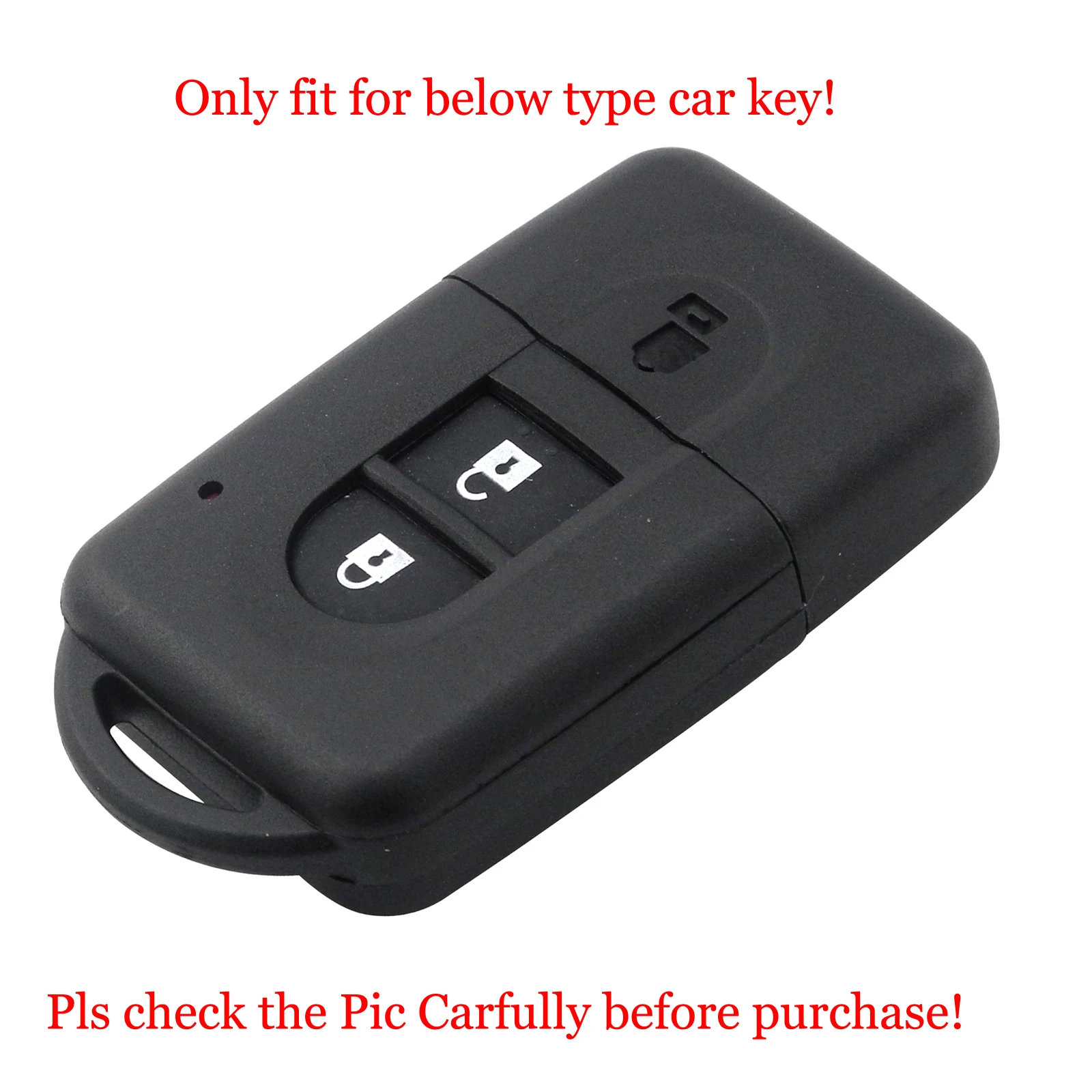 Custodia in Silicone Keyforkess per Nissan MICRA Xtrail QASHQAI JUKE DUKE NAVARA telecomando per auto portachiavi Fob Protector Holder -